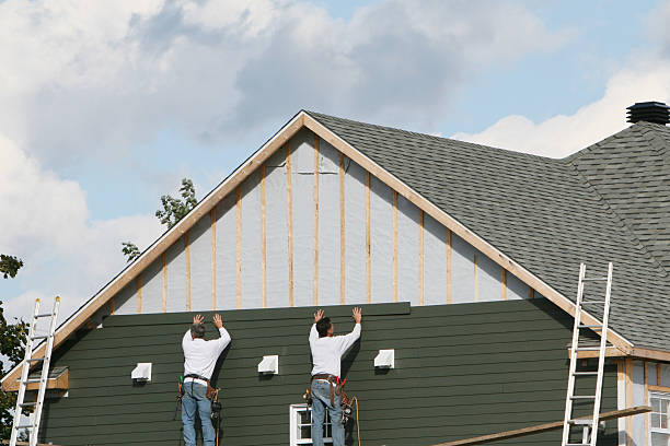 Professional Siding technician working in Denver, PA